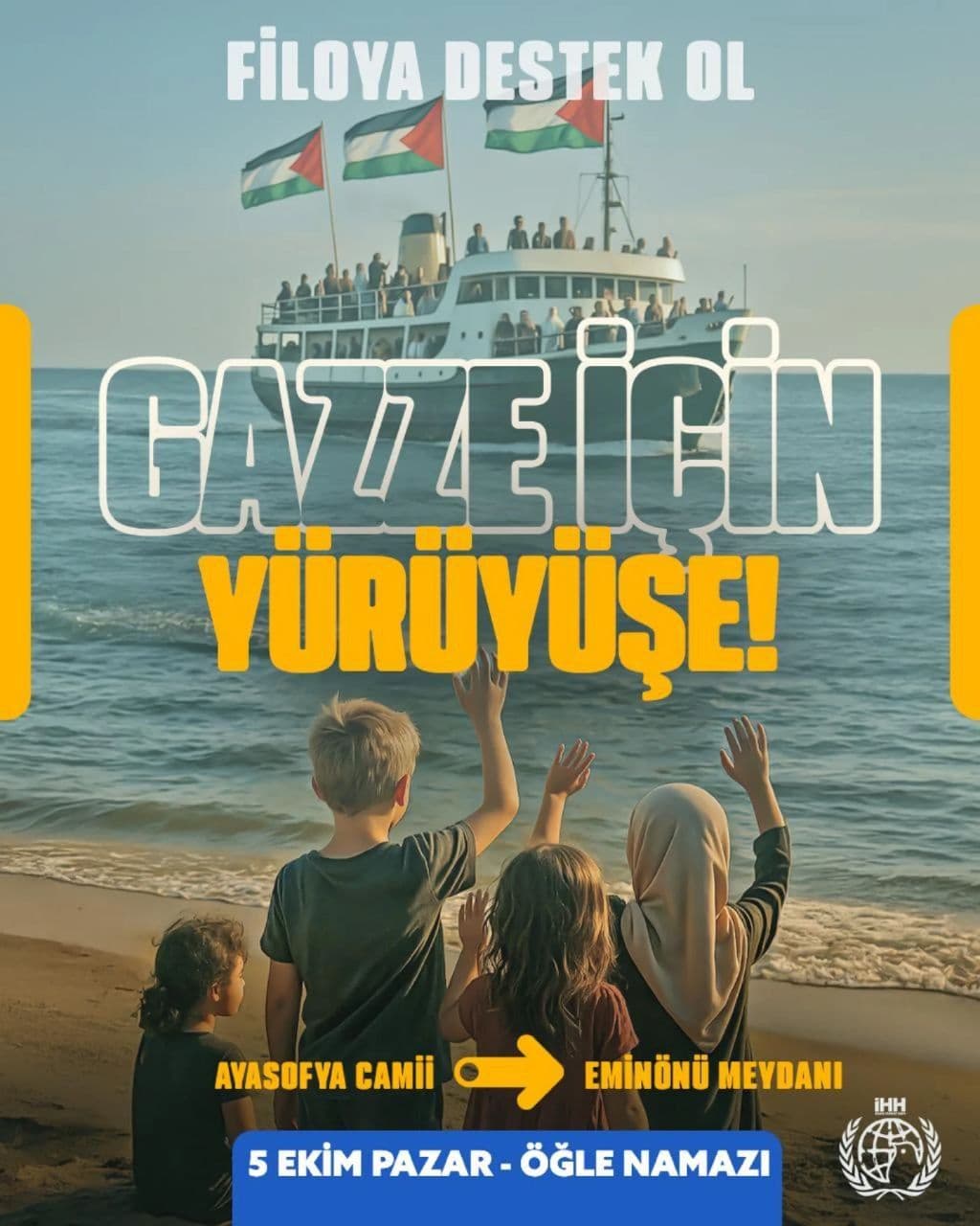 Gazze için YURUVUSE!