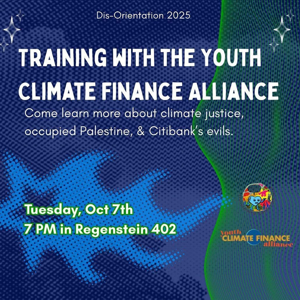 TRAINING WITH THE YOUTH CLIMATE FINANCE ALLIANCE