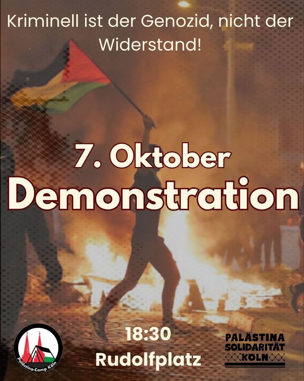 7. Oktober Demonstration