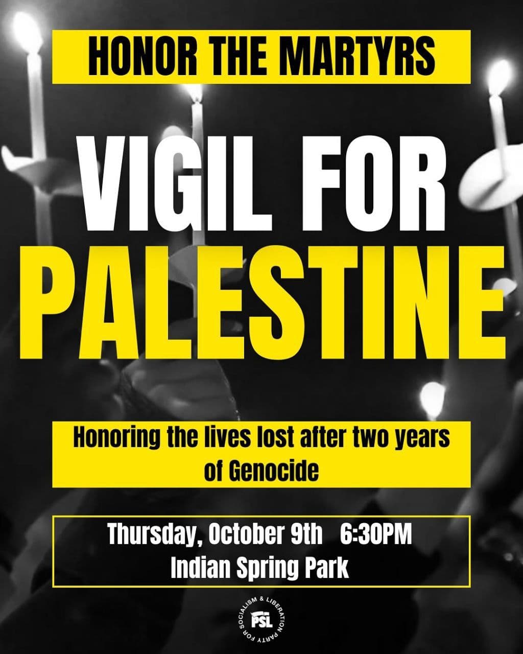 VIGIL FOR PALESTINE