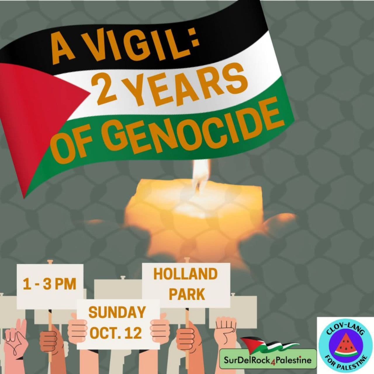 Vigil for Gaza – Honouring the Martyrs