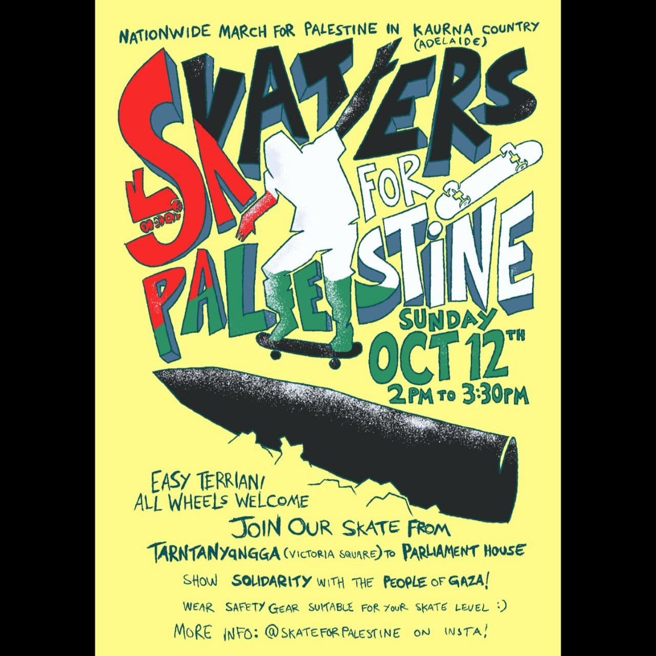 SKATERS FOR PALESTINE