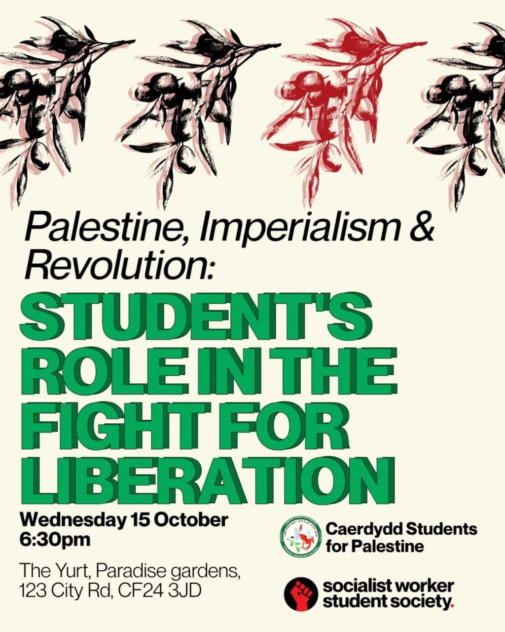 STUDENT'S ROLE IN THE FIGHT FOR LBERATION