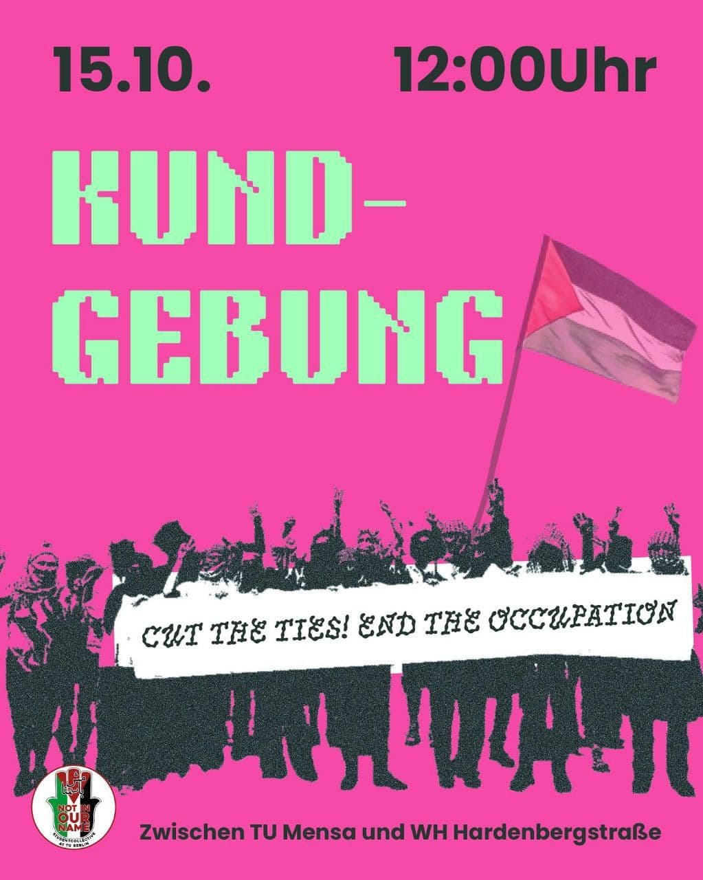 GENOCIDE STARTS HERE: TU STUDENTS SAY NOT IN OUR NAME!