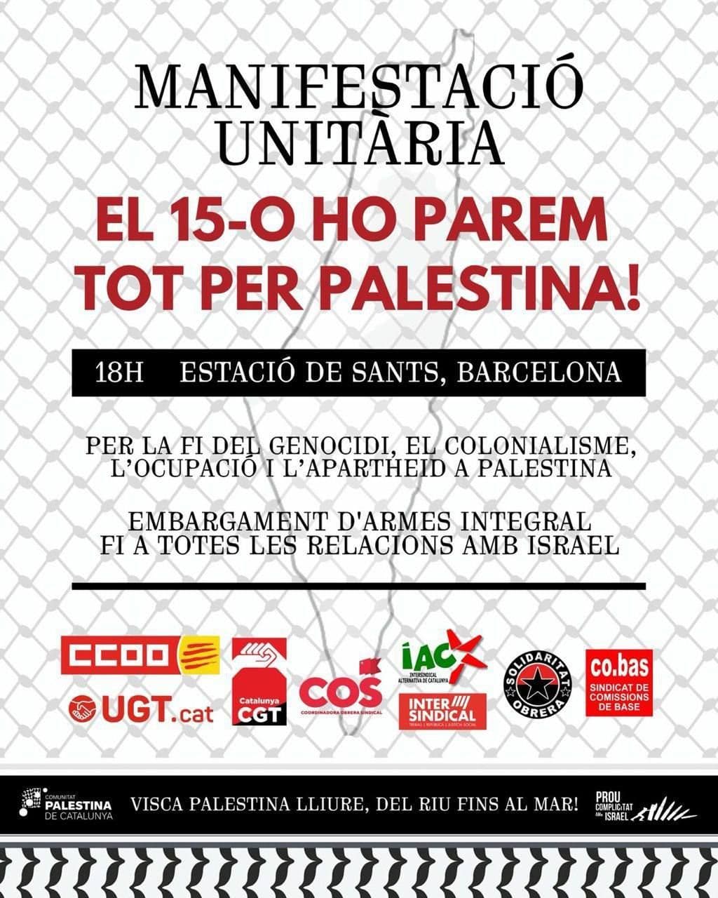 MANIFESTACIÓ UNITARIA