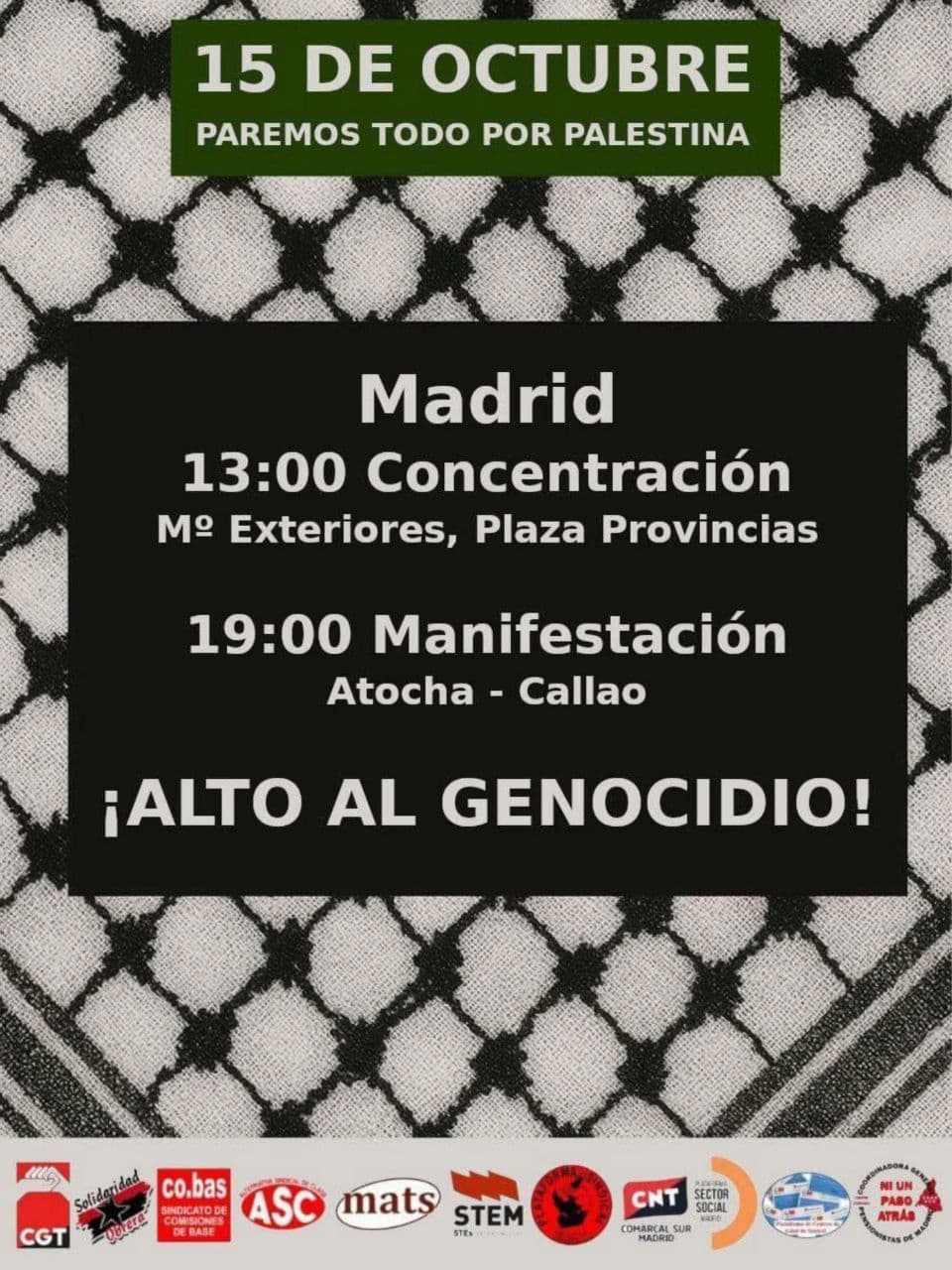 ¡ALTO AL GENOCIDIO!