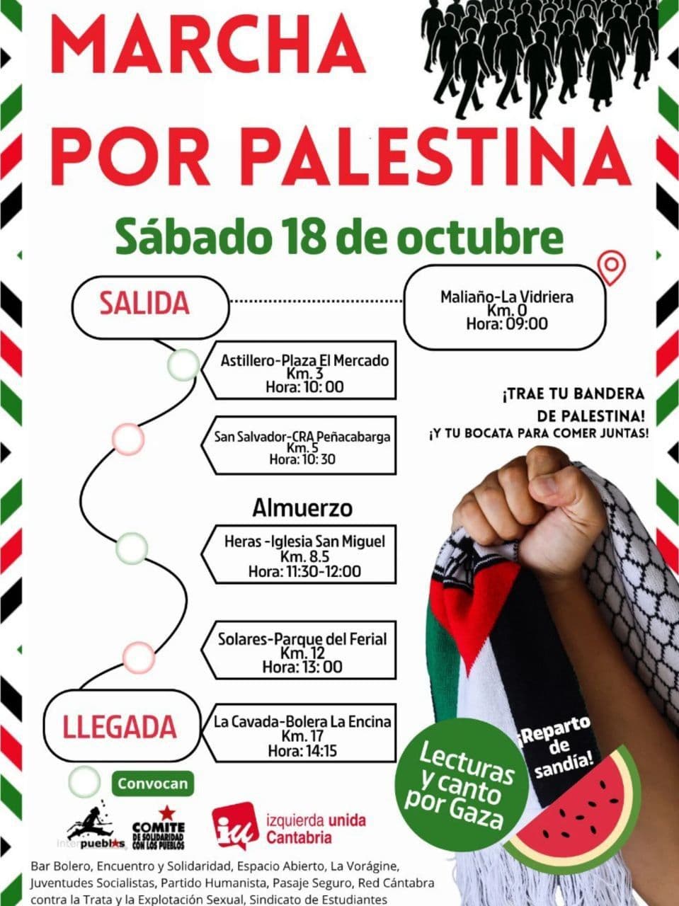 MARCHA POR PALESTINA