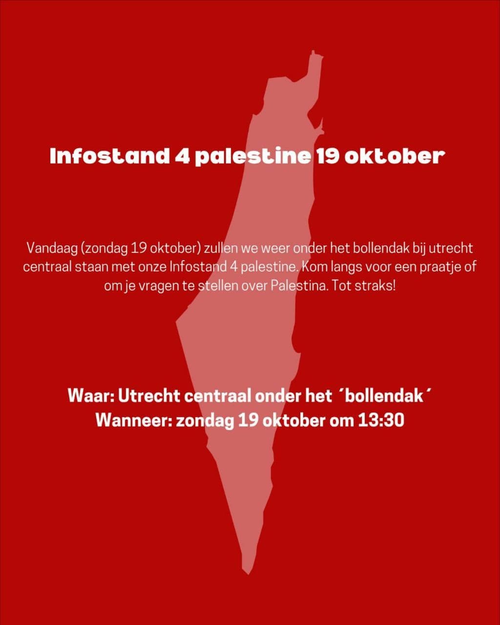 Infostand 4 palestine 19 oktober