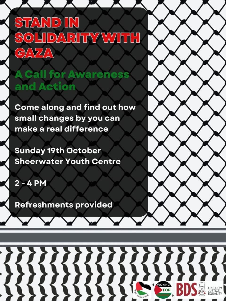 STAND IN SOLIDARITY WITH GAZA