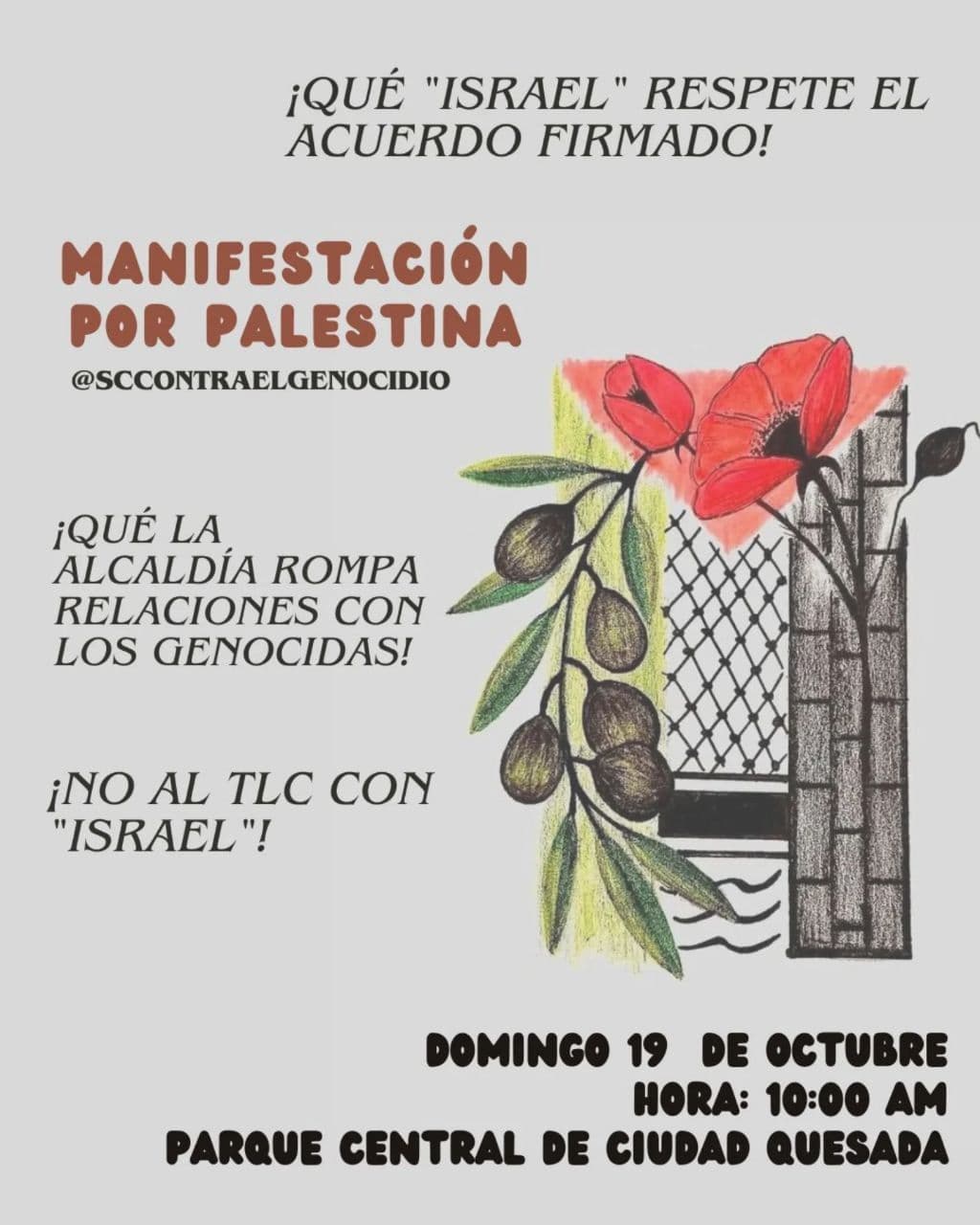 MANIFESTACIÓN POR PALESTINA