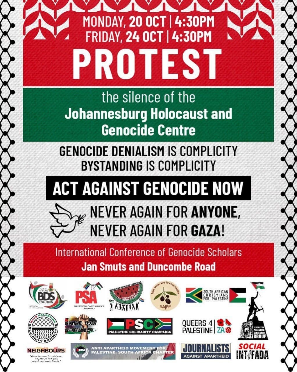 ACT AGAINST GENOCIDE NOW
