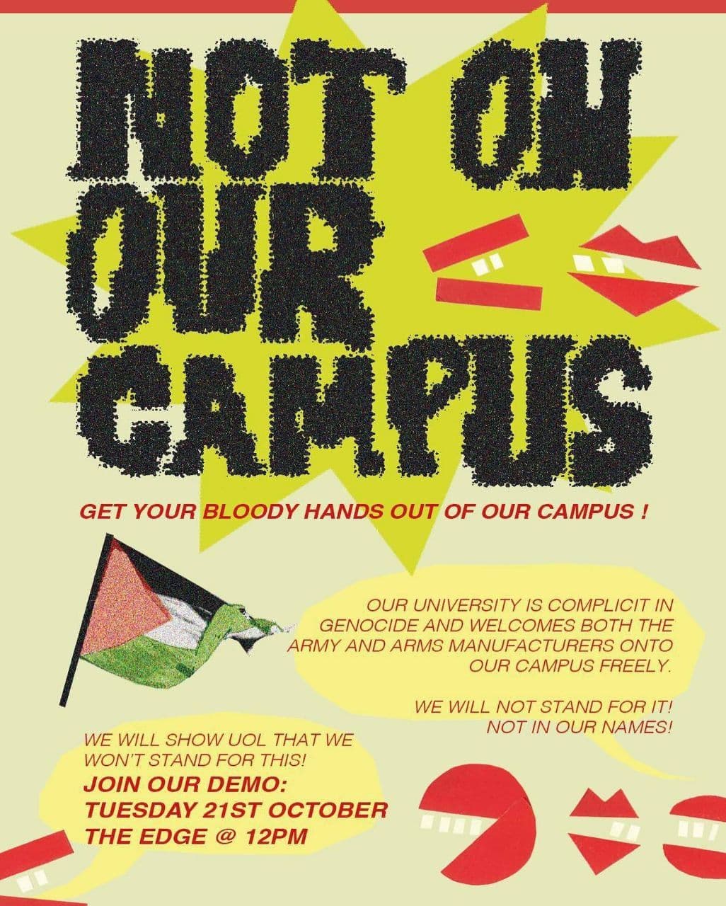 NOT ON OUR CAMPUS