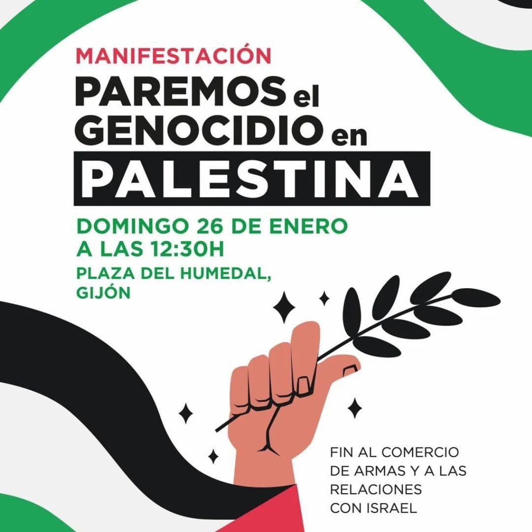 MANIFESTACIÓN PAREMOS el GENOCIDIO en PALESTINA