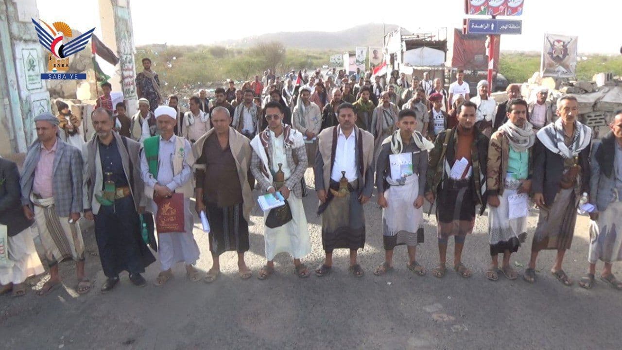 تلبيةً ونصرةً للشعب الفلسطيني.. ثابتون وجاهزون للجولة القادمه / لحج