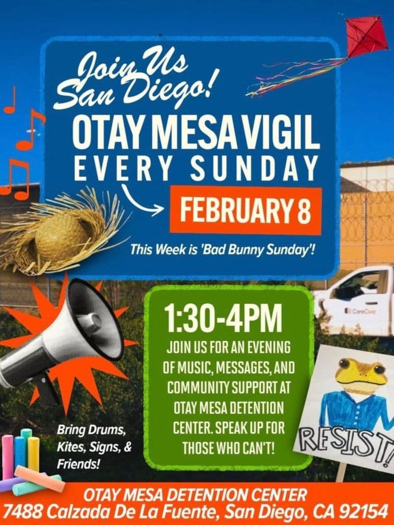 OTAY MESA VIGIL EVERY SUNDAY
