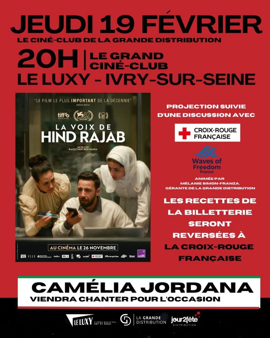 CAMÉLIA JORDANA VIENDRA CHANTER POUR L'OCCASION