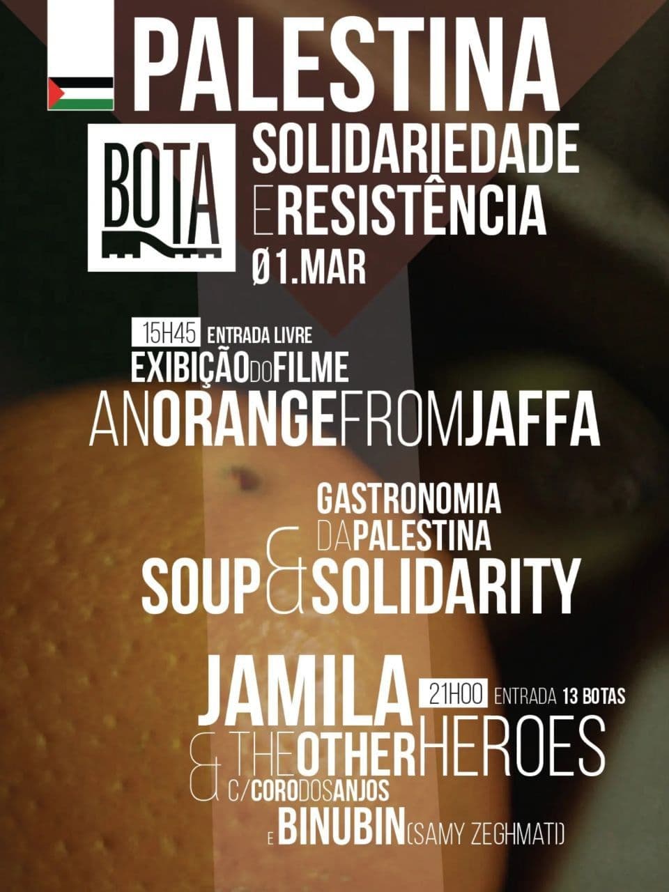 PALESTINA SOLIDARIEDADE E RESISTÊNCIA