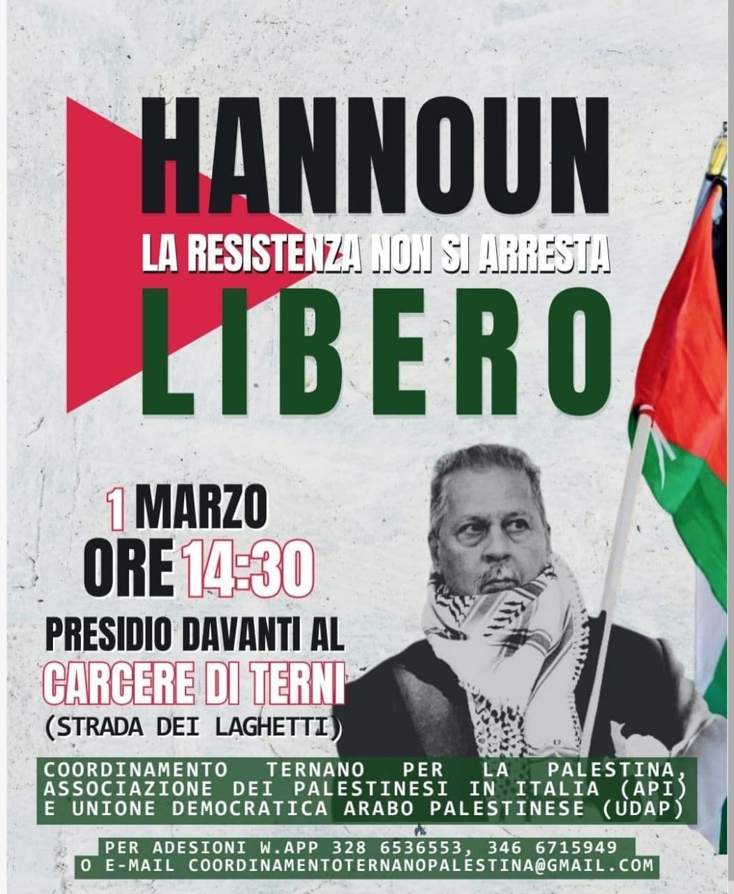 HANNOUN LA RESISTENZA NON SI ARRESTA LIBERO