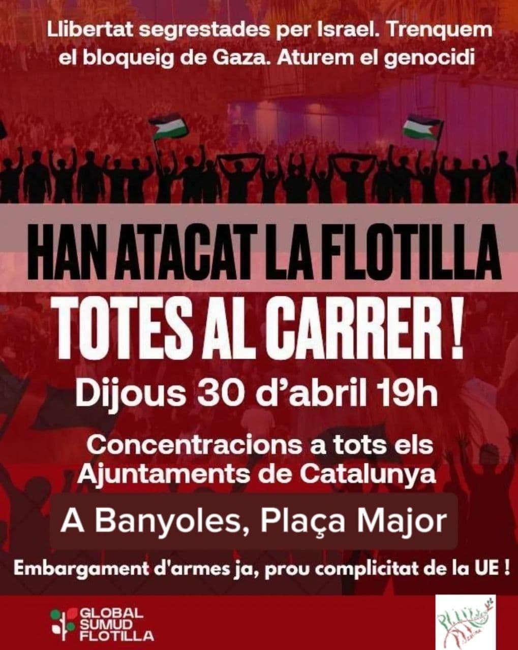 HAN ATACAT LA FLOTILLA TOTES AL CARRER! (A BANYOLES)