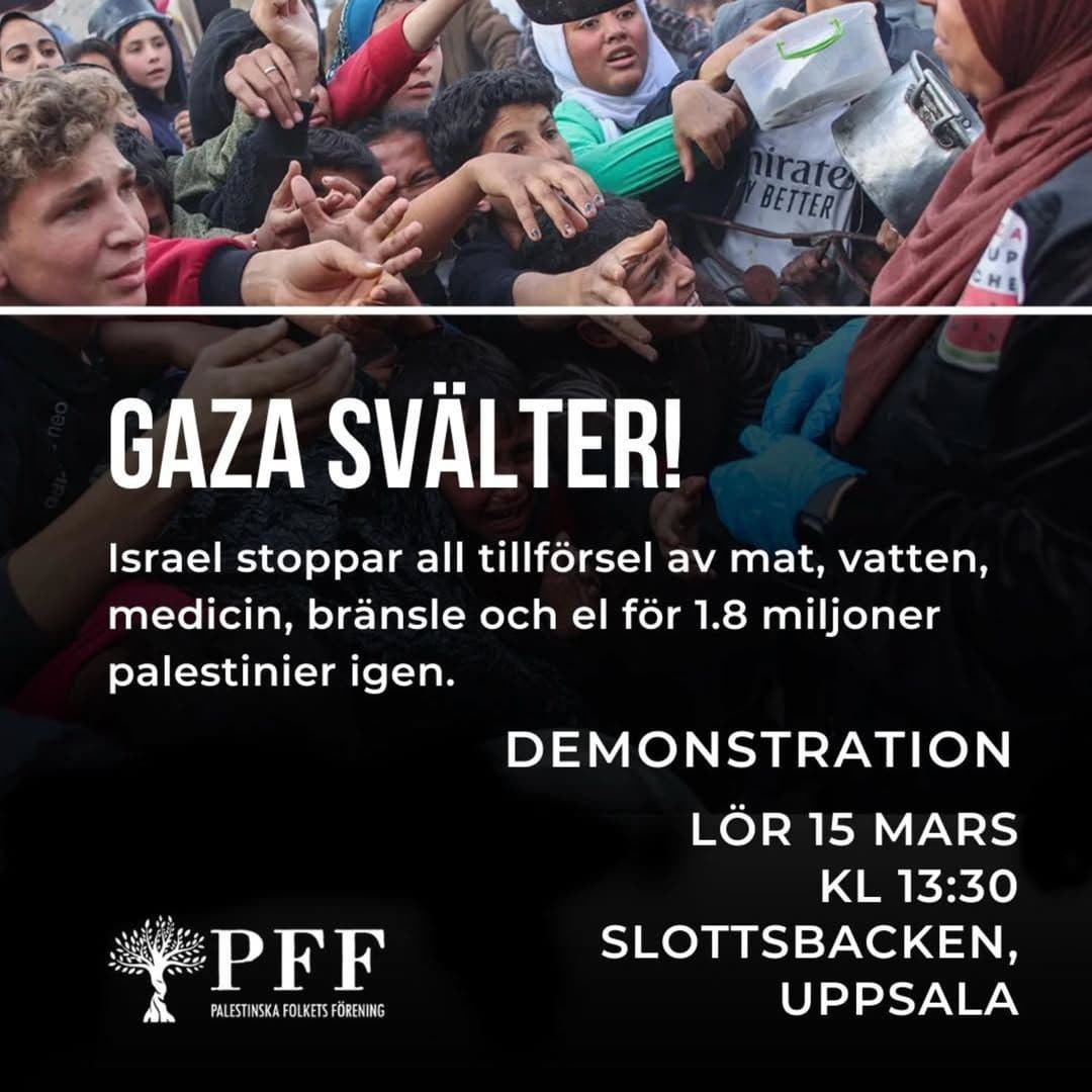 GAZA SVÄLTER!