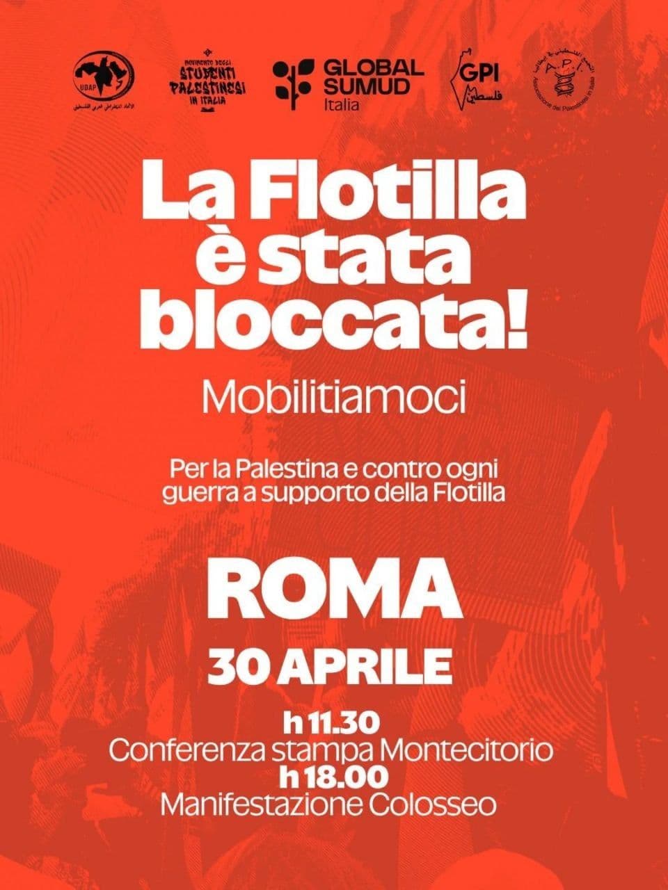 La Flotilla è stata bloccata!