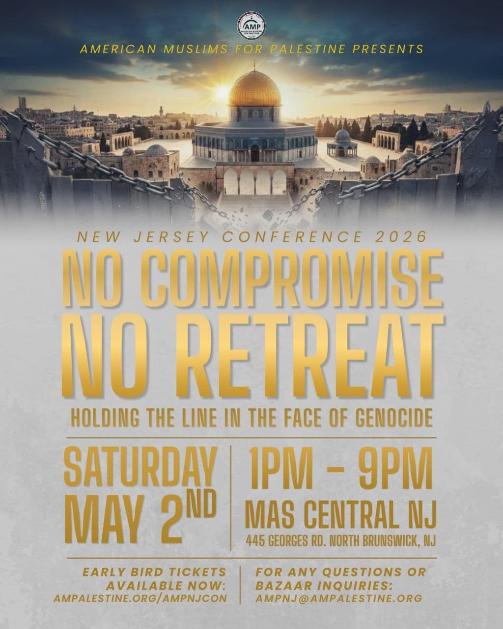 NO COMPROMISE NO RETREAT