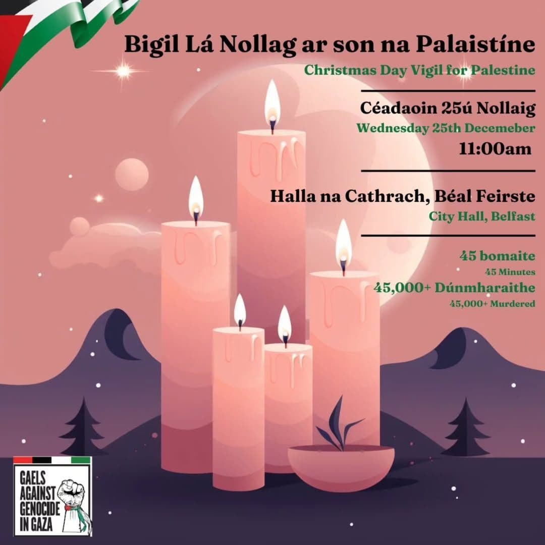 Bigil Lá Nollag ar son na Palaistíne