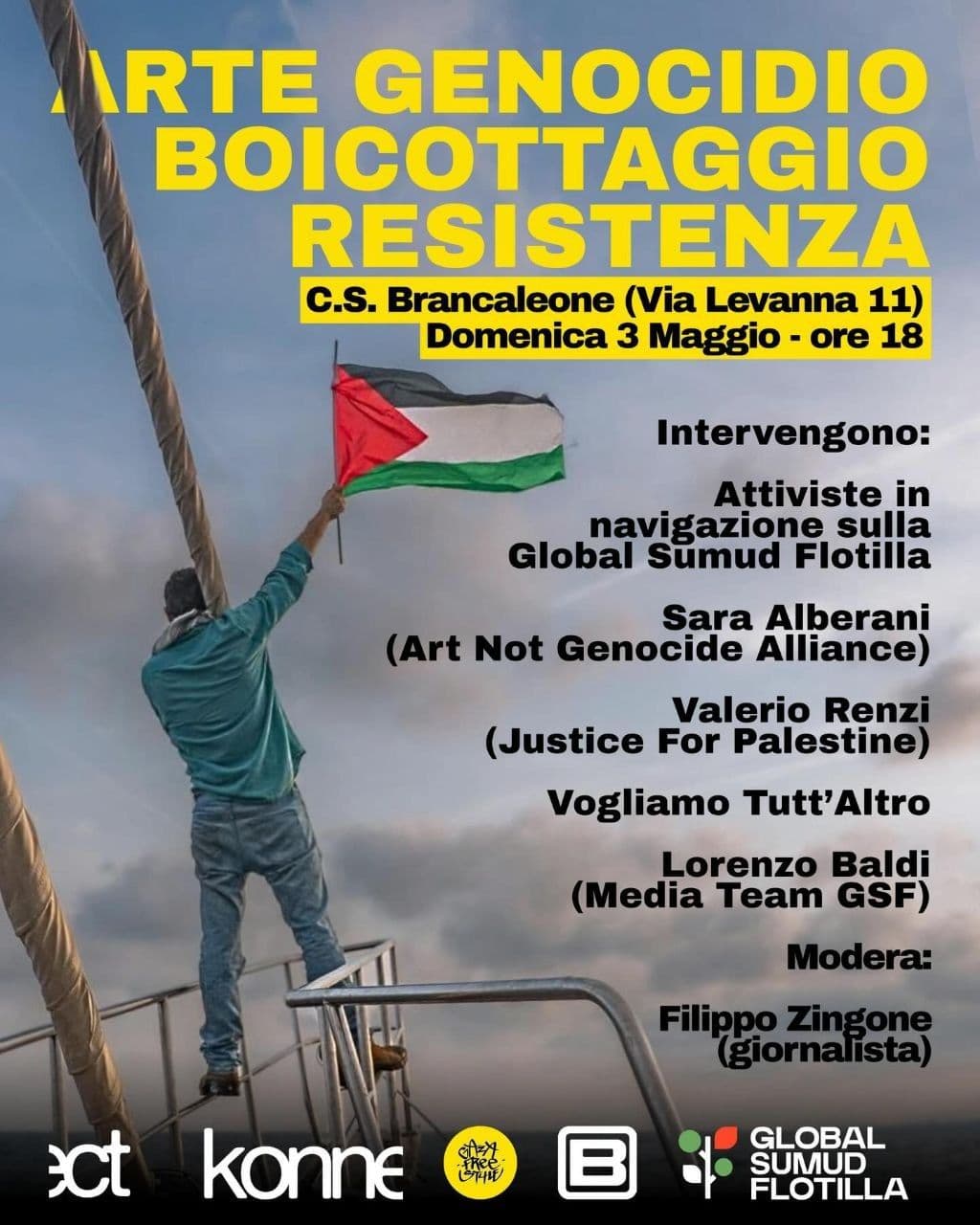 ARTE GENOCIDIO BOICOTTAGGIO RESISTENZA