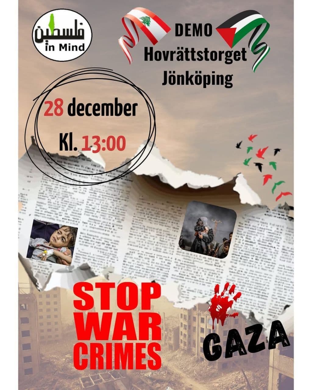 DEMO Hovrättstorget Jönköping