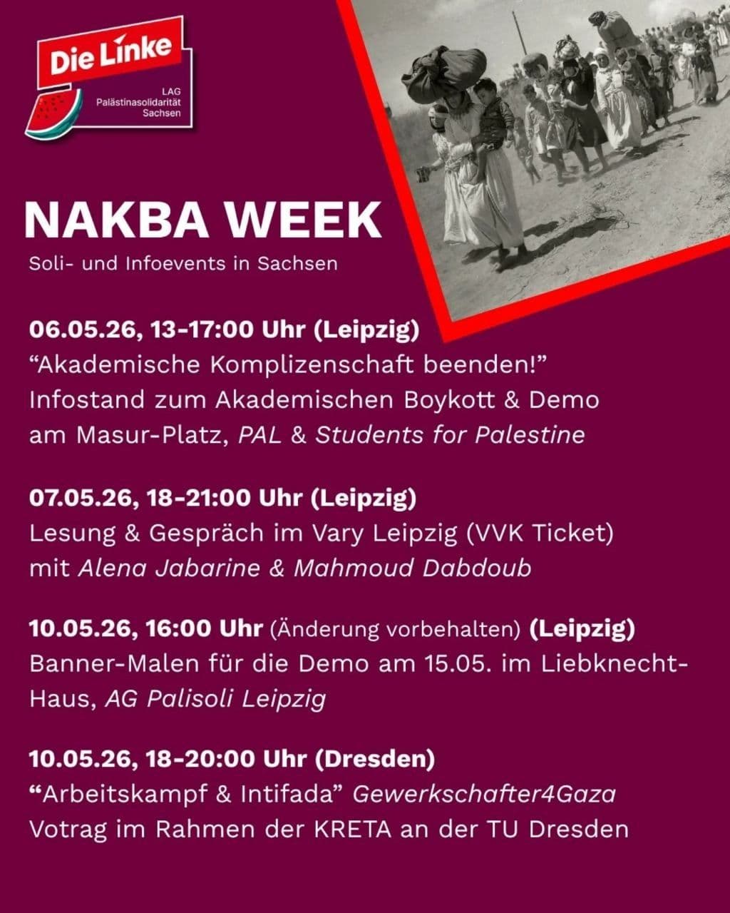 NAKBA WEEK / 6 May 