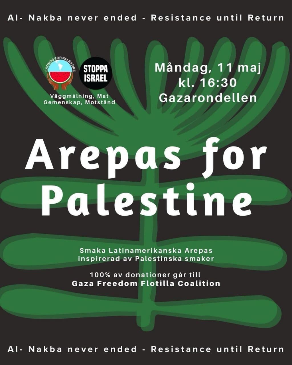 Arepas for Palestine