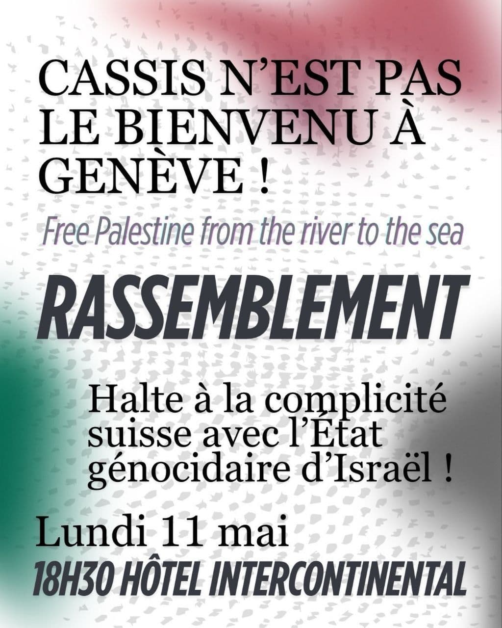 CASSIS N'EST PAS LE BIENVENU A GENÈVE !