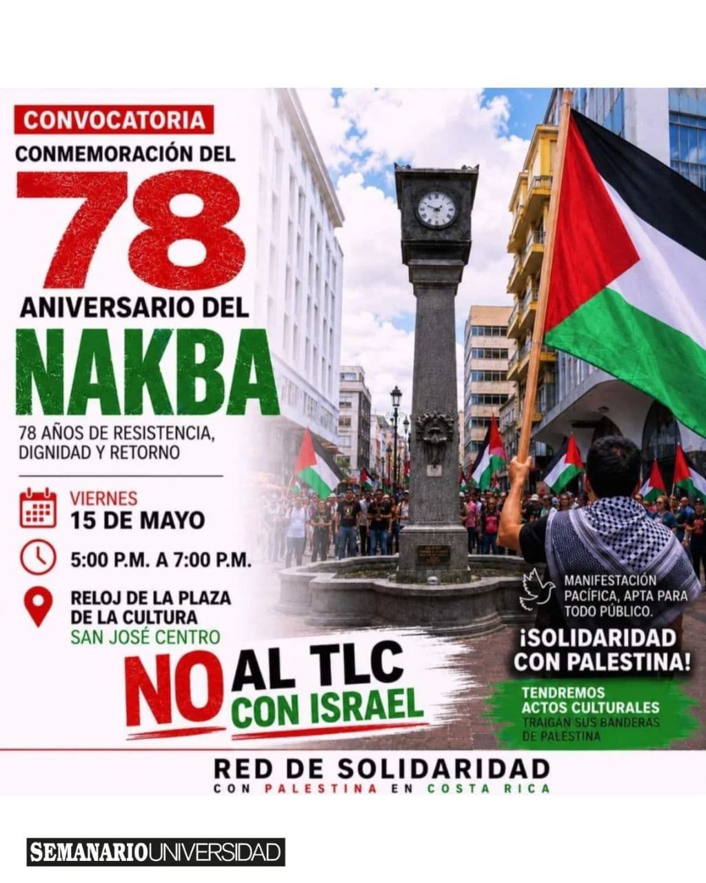 CONMEMORACIÓN DEL 78 ANIVERSARIO DEL NAKBA