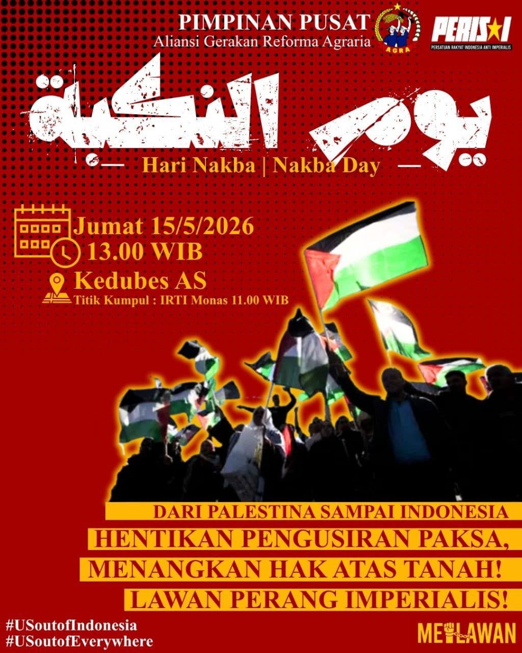 SERUAN AKSI PERINGAN HARI NAKBA