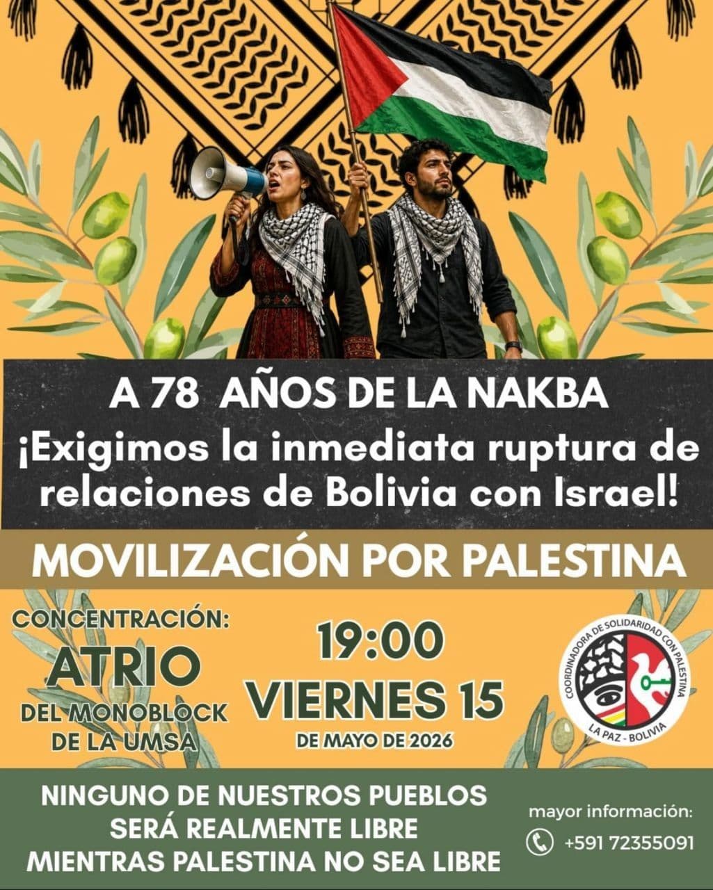 MOVILIZACIÓN POR PALESTINA