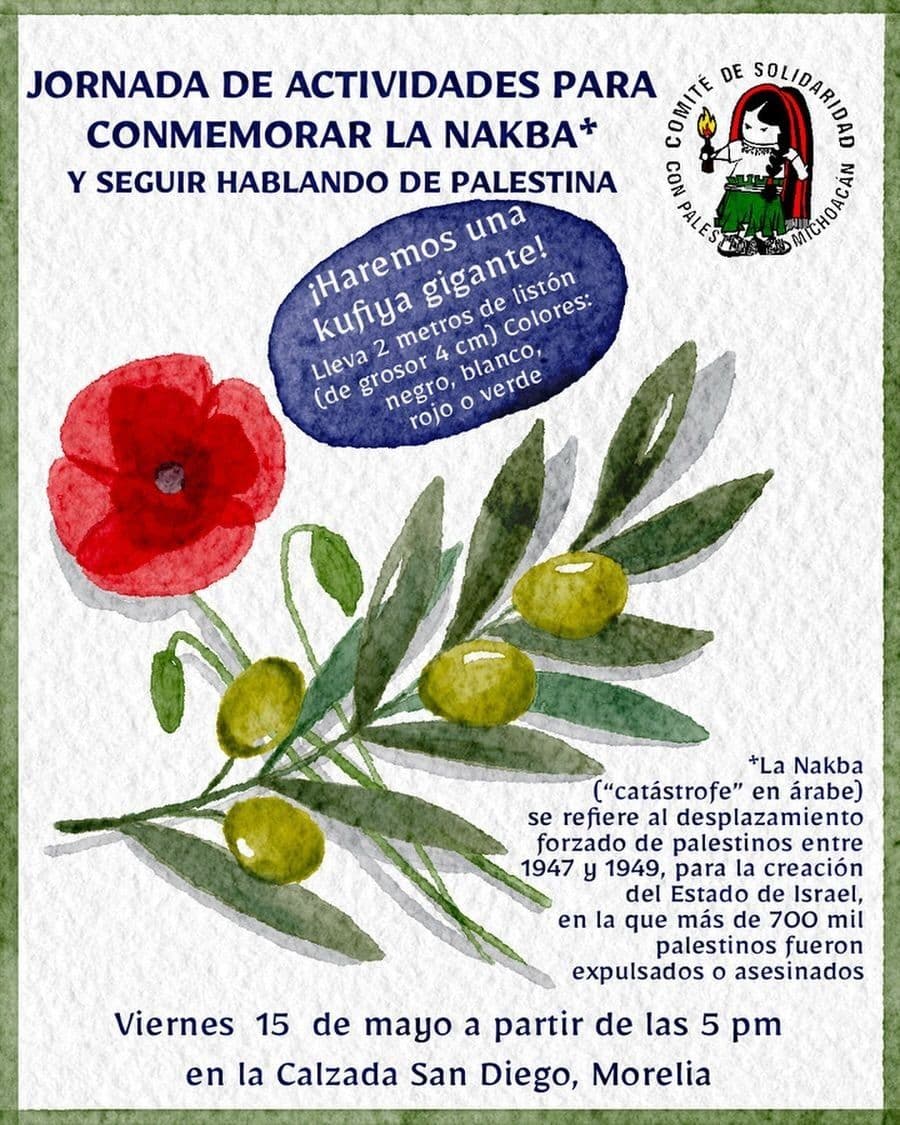 JORNADA DE ACTIVIDADES PARA CONMEMORAR LA NAKBA