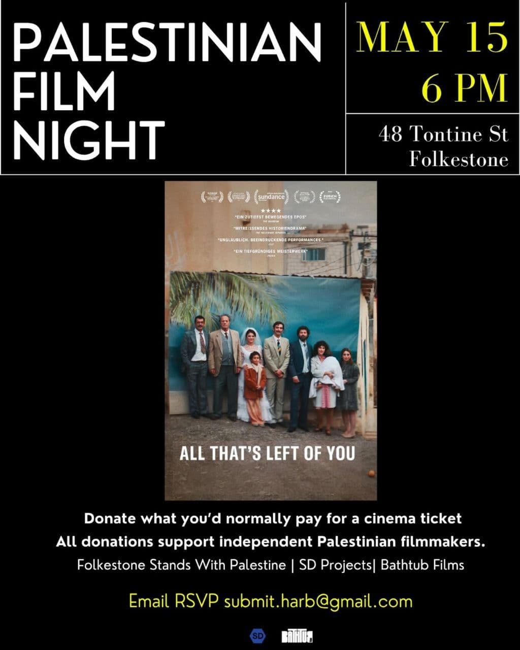 PALESTINIAN FILM NIGHT