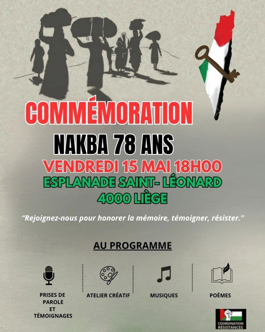 COMMÉMORATION NAKBA 78 ANS