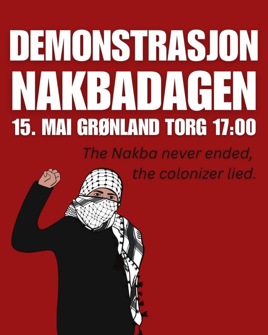 DEMONSTRASION NAKBADAGEN