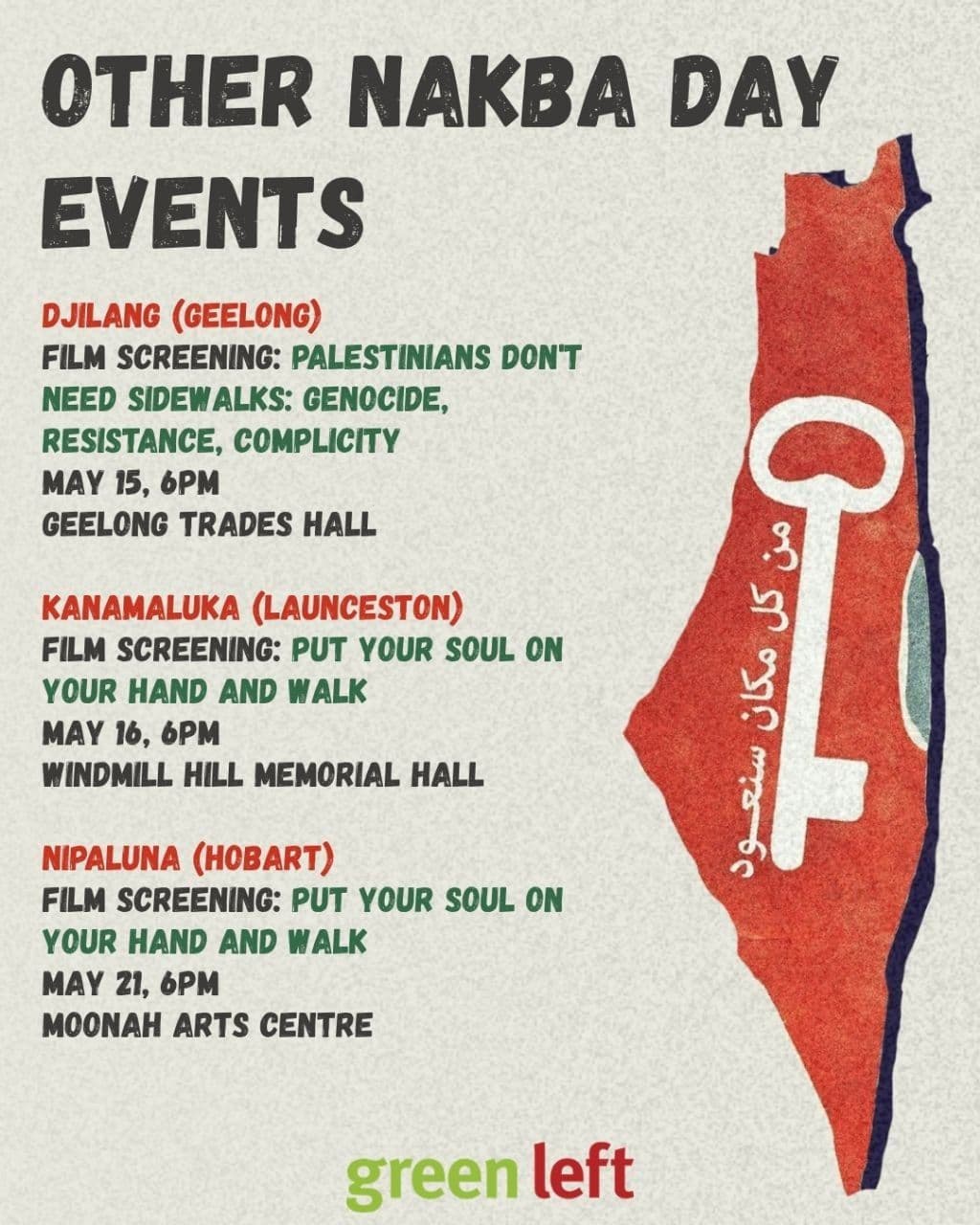 OTHER NAKBA DAY EVENTS / Geelong
