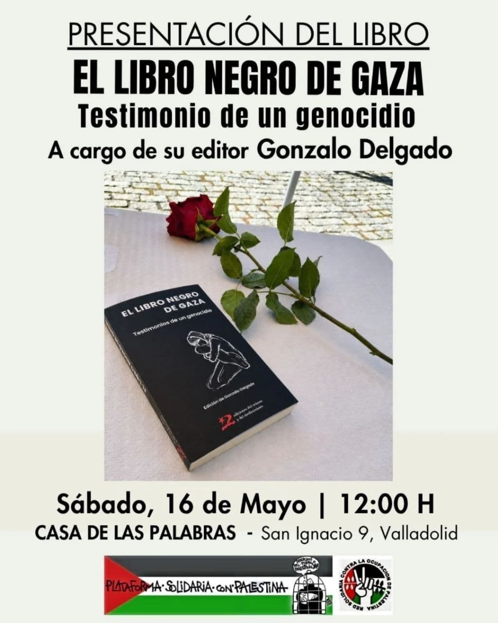 PRESENTACIÓN DEL LIBRO EL LIBRO NEGRO DE GAZA