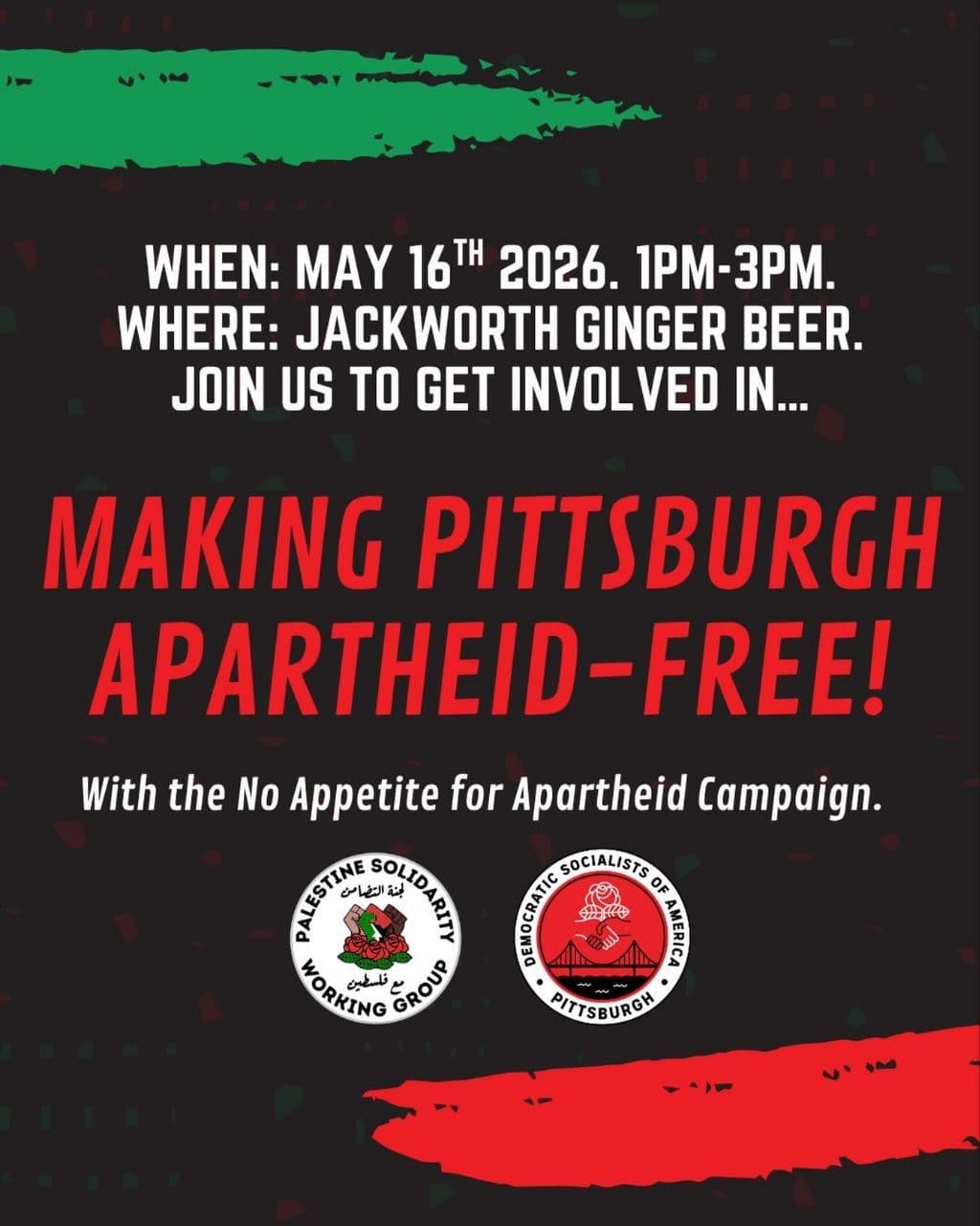 MAKING PITTSBURGH APARTHEID-FREE!