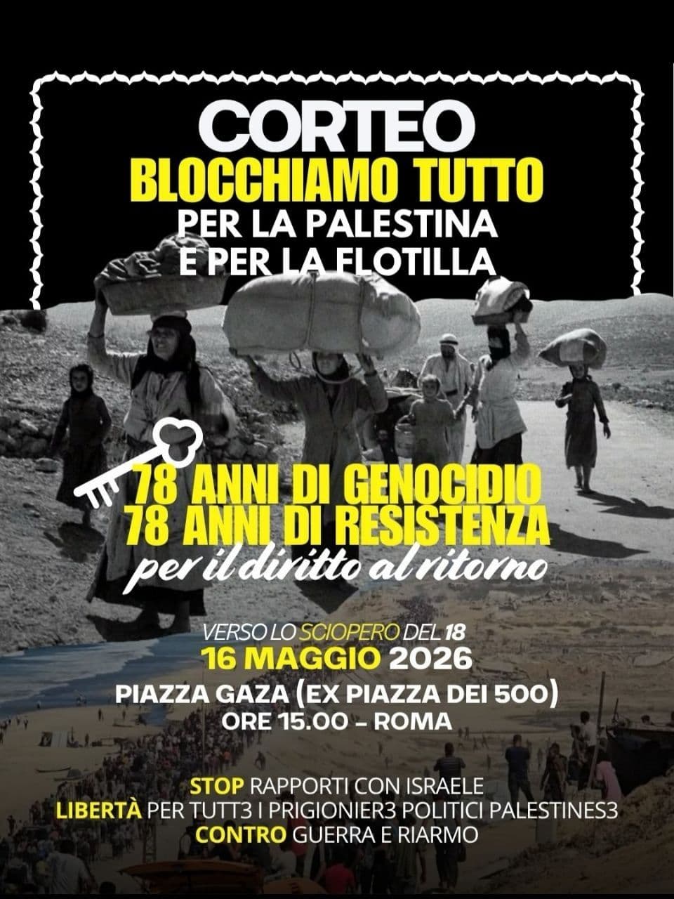 78 ANNI DI GENOCIDIO 
