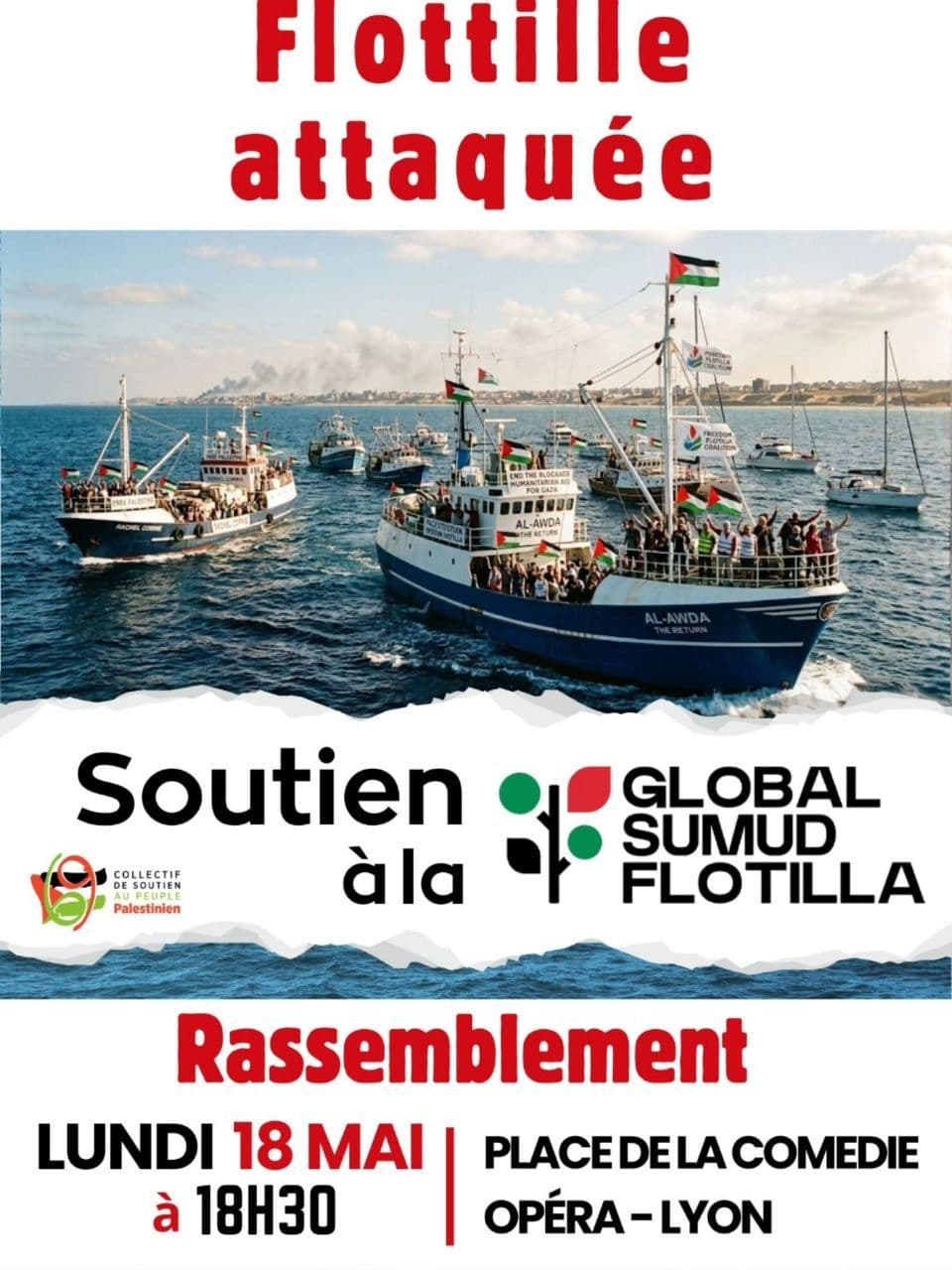 Flottille attaquée