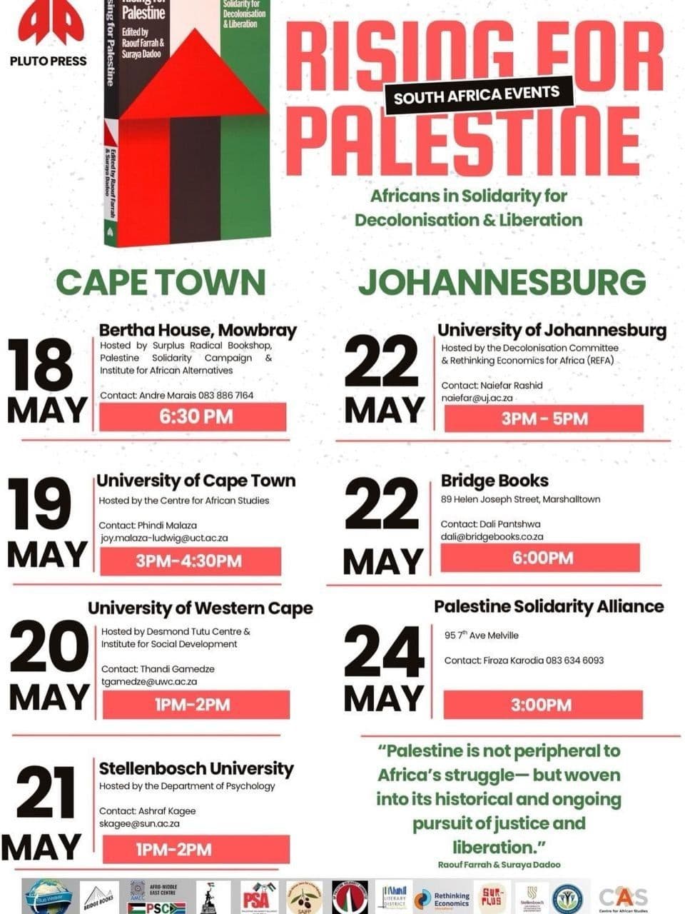 RISING FOR PALESTINE (Bridge Books)