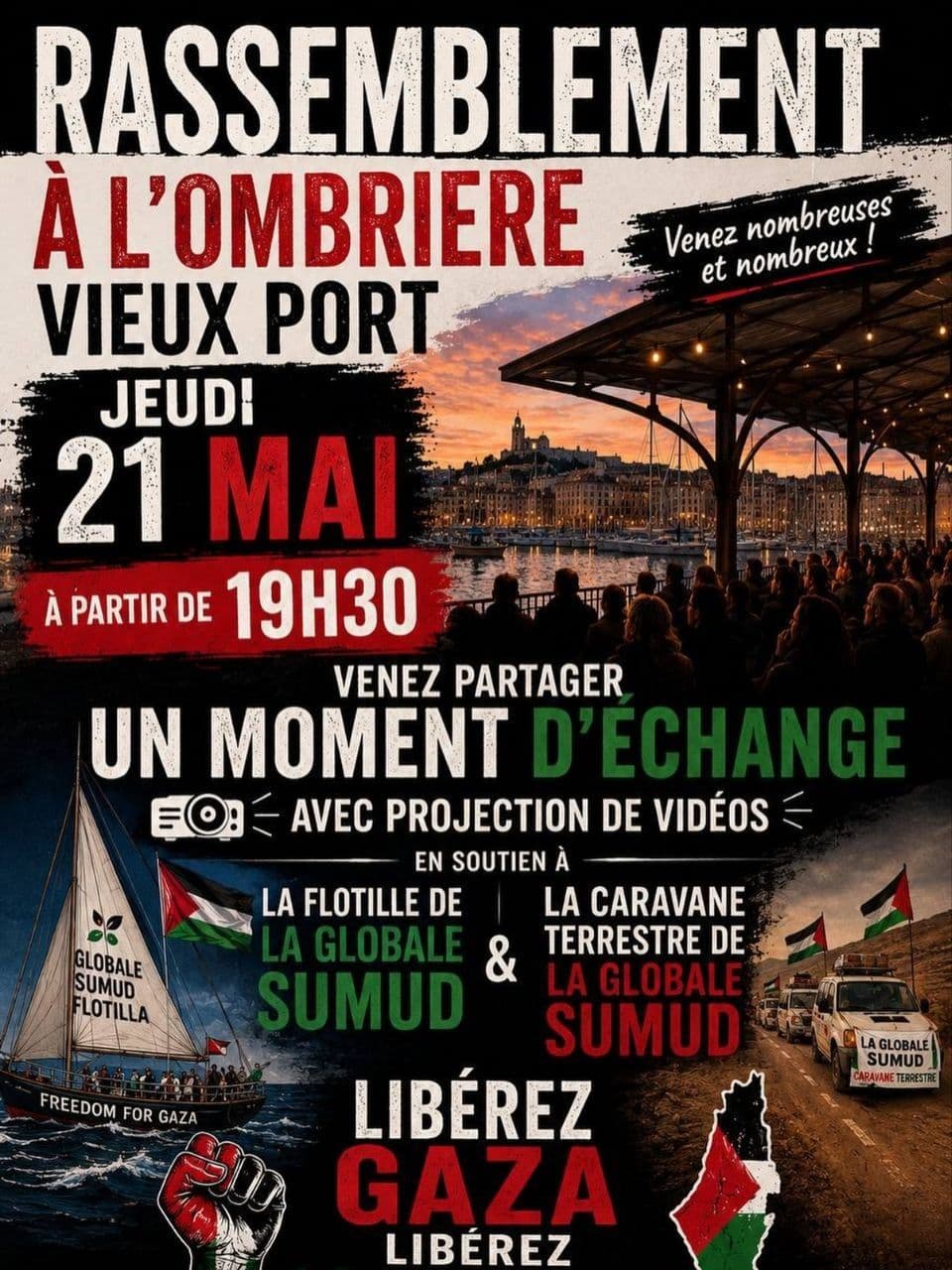 RASSEMBLEMENT À L'OMBRIERE