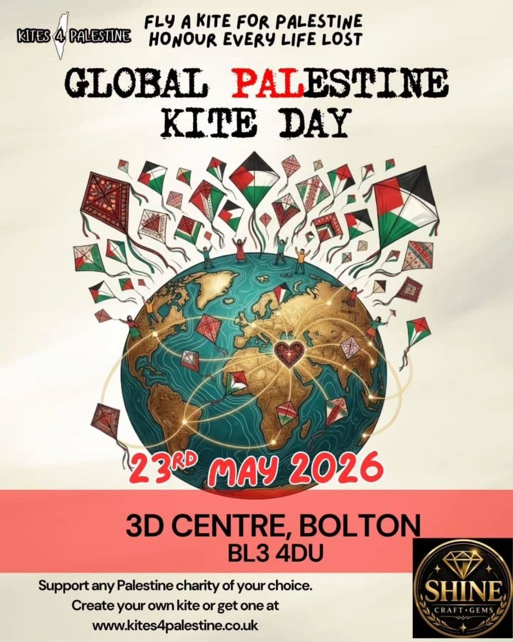 GLOBAL PALESTINE KITE DAY (BOLTON)