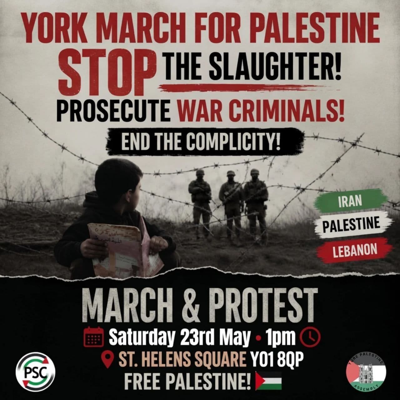 YORK MARCH FOR PALESTINE