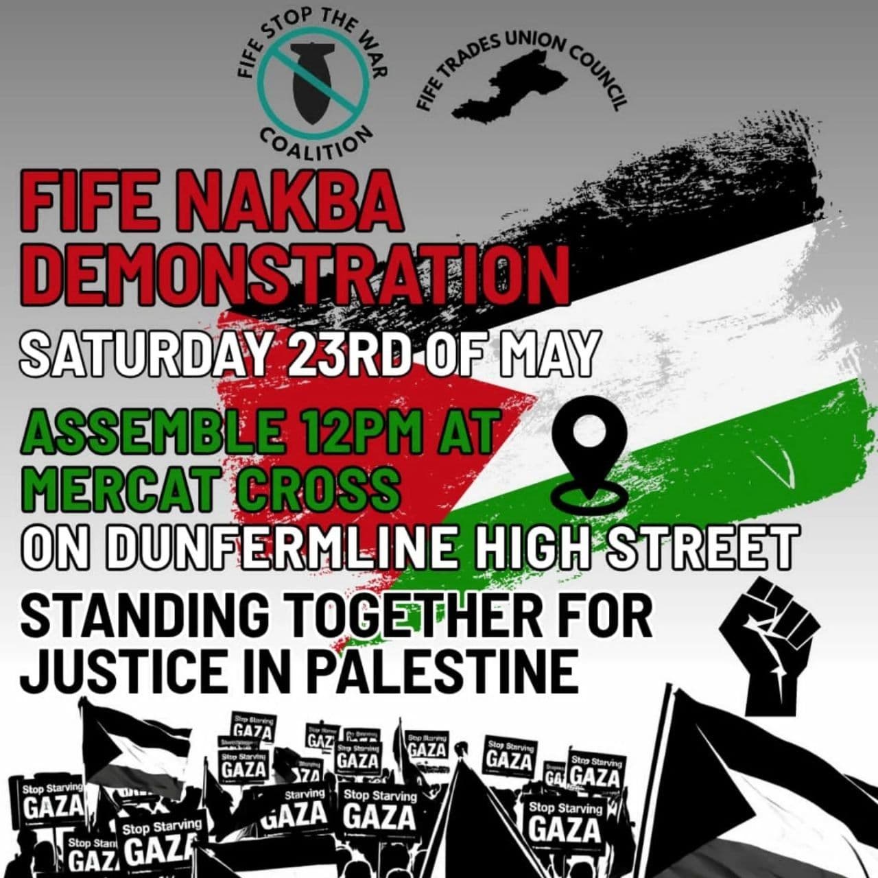FIFE NAKBA DEMONSTRATION