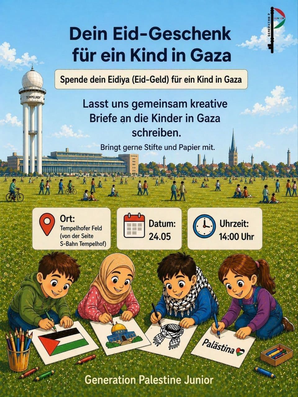 Mein Eidiya-Geschenk für ein Kind in Gaza 